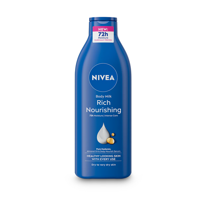 NIVEA Rich Nourishing - 5-in-1 Complete Care Body Lotion & Cream for Dry to Very Dry Skin