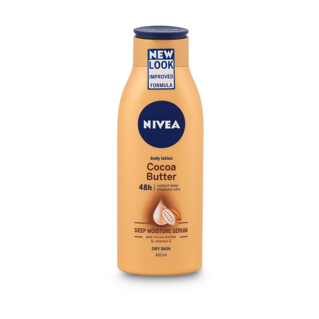 NIVEA Cocoa Butter - 5-in-1 Complete Care Body Lotion & Cream for a Natural, Healthy Glow