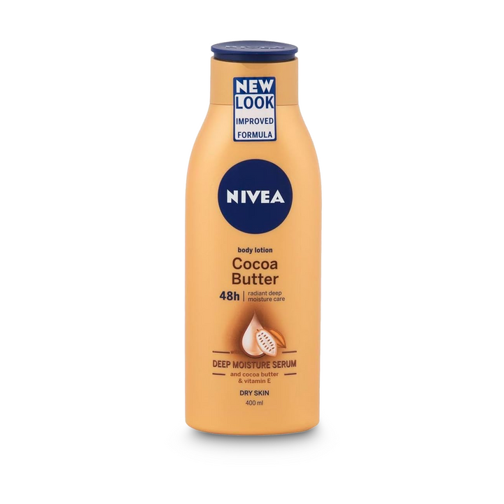 NIVEA Cocoa Butter - 5-in-1 Complete Care Body Lotion & Cream for a Natural, Healthy Glow