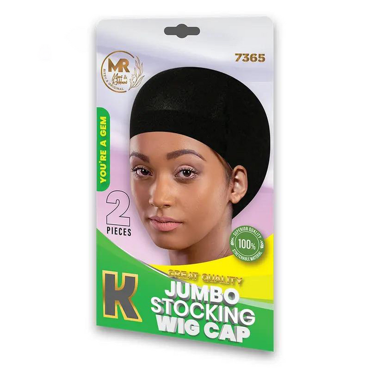 Kashmir Accessories - Jumbo Stocking Wig Cap for a Smooth & Secure Fit