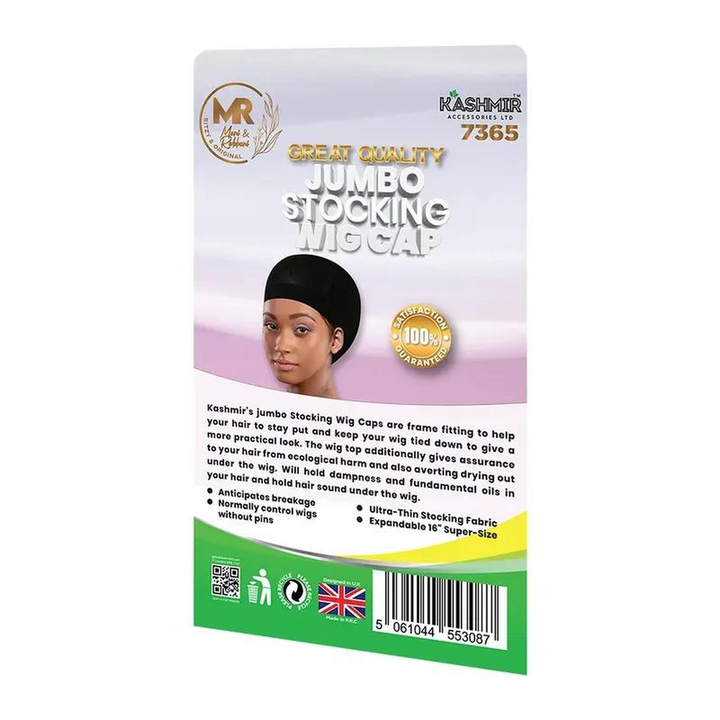 Kashmir Accessories - Jumbo Stocking Wig Cap for a Smooth & Secure Fit