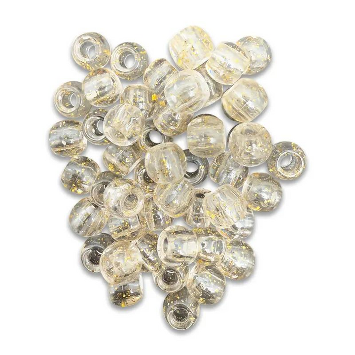 Kashmir Accessories - Glitter Pony Beads for Hair Styling & DIY Crafts