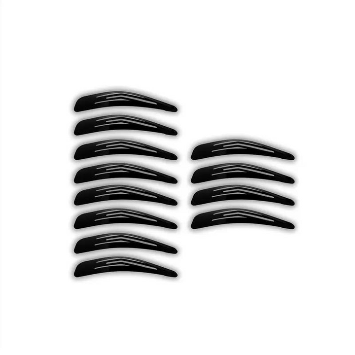 Kashmir Accessories - Classic Black Metal Hair Pins for Strong Hold (12 Piece Set)