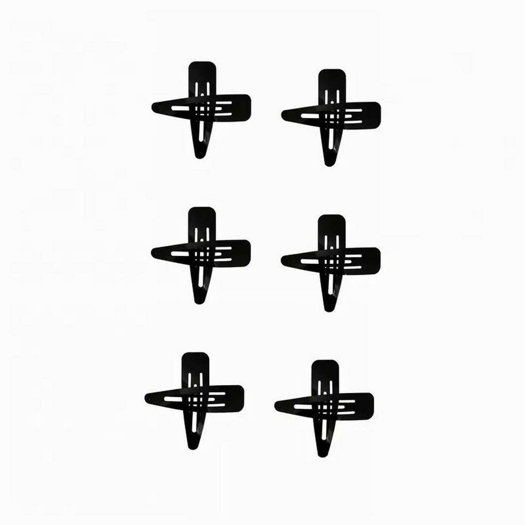 Kashmir Accessories - Classic Black Metal Hair Pins for Strong Hold (12 Piece Set)