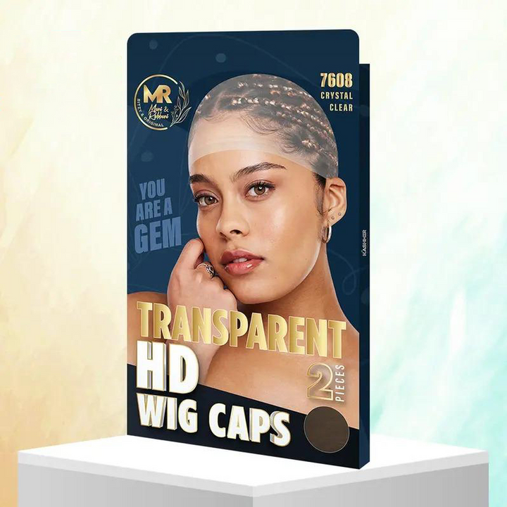 Kashmir Accessories - HD Transparent Wig Caps for a Flawless Finish (2 Piece Set)
