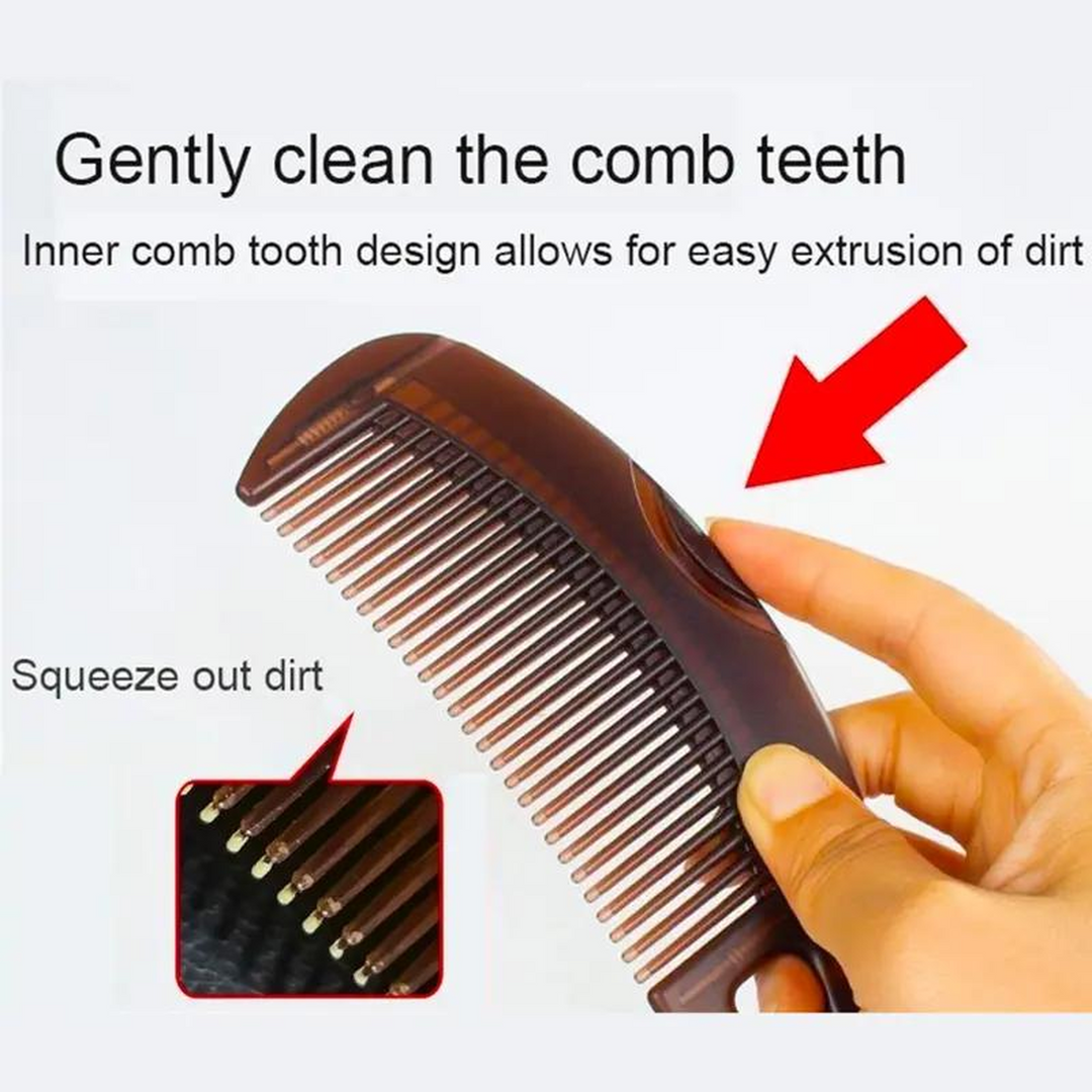 Kashmir Accessories - Hollow-Tooth Scalp Detoxing & Dandruff Comb