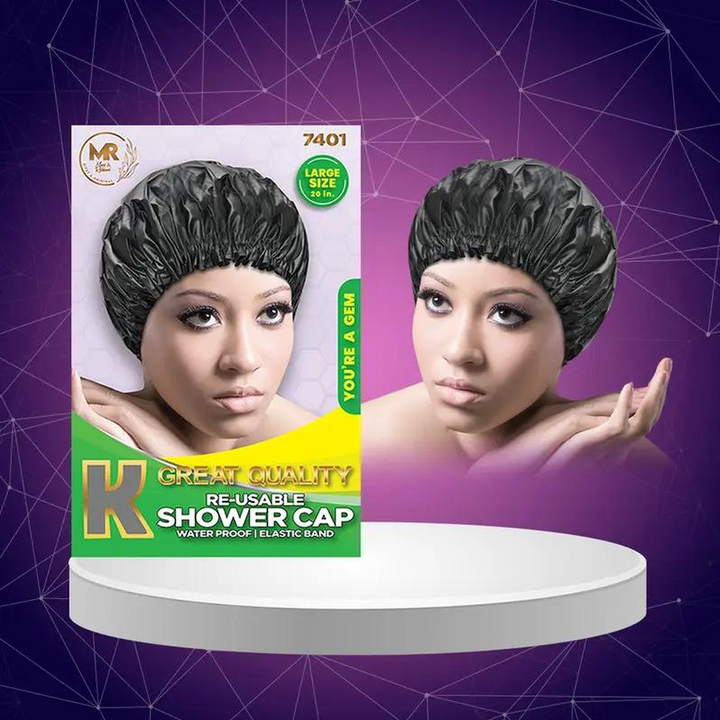 Kashmir Accessories - Large Reusable Shower Cap for Hair Protection