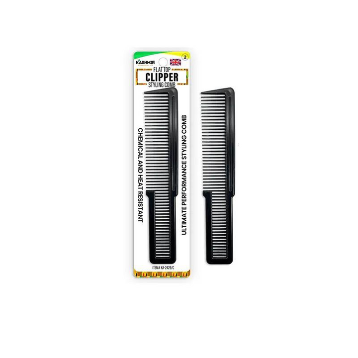 Kashmir Accessories - Flat Top Clipper & Styling Comb for Barbers