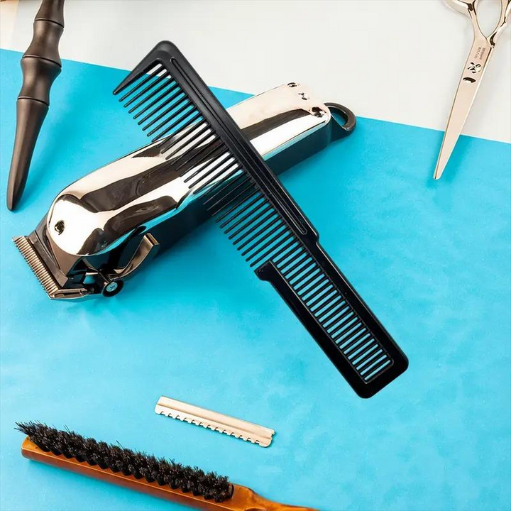 Kashmir Accessories - Flat Top Clipper & Styling Comb for Barbers