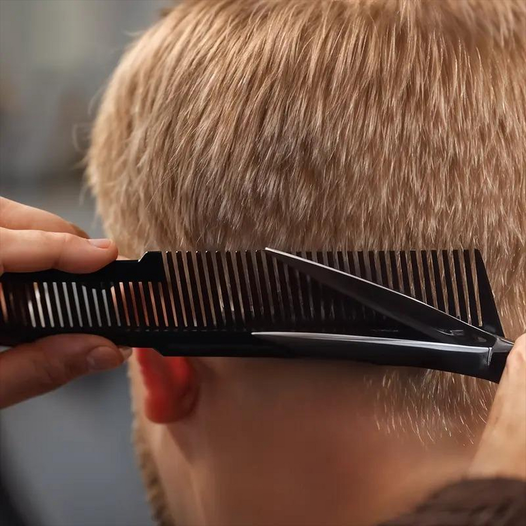 Kashmir Accessories - Flat Top Clipper & Styling Comb for Barbers