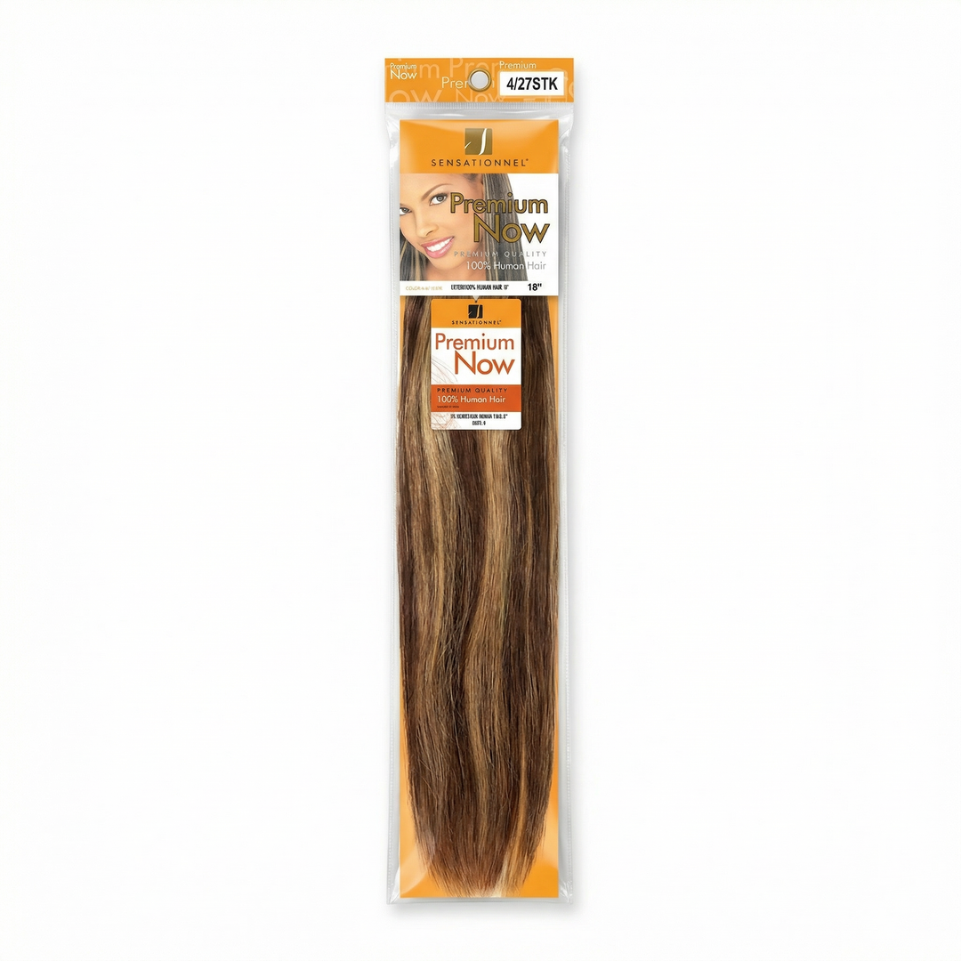 Sensationnel Premium Now - Human Hair European Straight Weave (18")