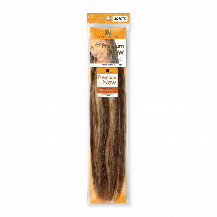 Sensationnel Premium Now - Human Hair European Straight Weave (18")