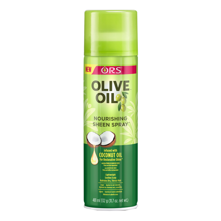 Olive Oil Nourishing Sheen Spray with Coconut Oil for Natural and Relaxed Hair (481 ml / 332 g / 11.7 oz)