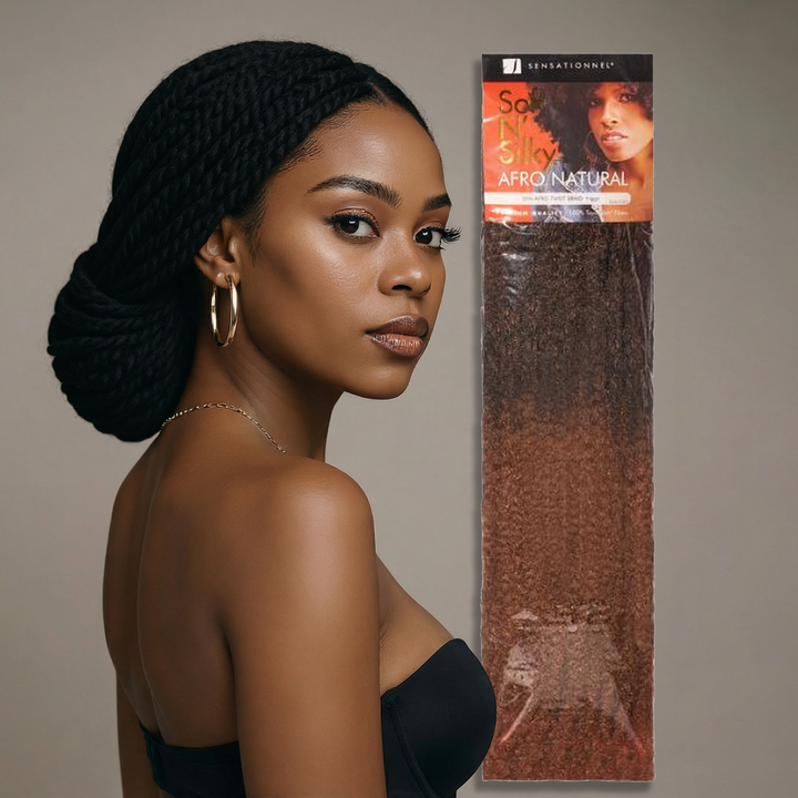 Sensationnel Soft N' Silky Afro Twist Braid - Synthetic Braiding Hair