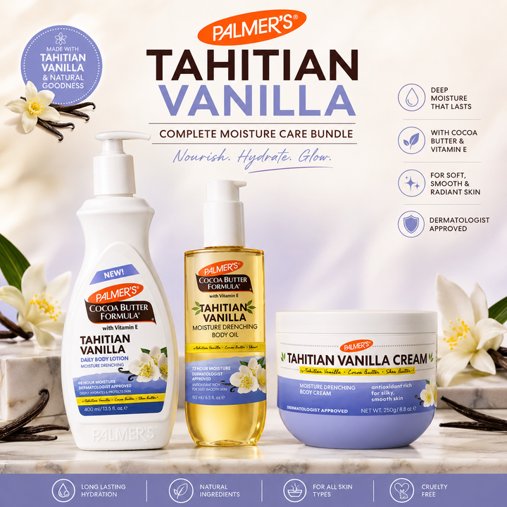 Palmer’s Tahitian Vanilla Complete Moisture Care Bundle