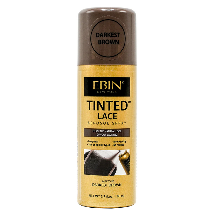 Tinted Lace Aerosol Spray – Waterproof Knot Concealer & Wig Tint (2.7oz/80ml)