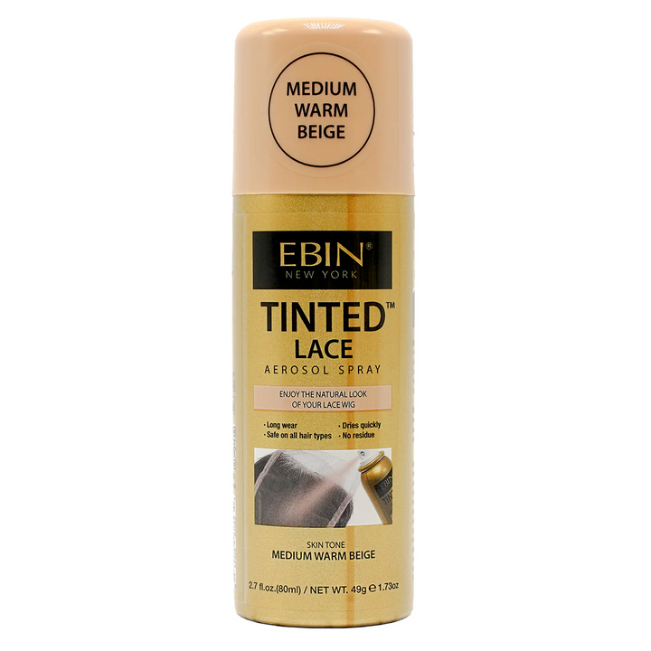 Tinted Lace Aerosol Spray – Waterproof Knot Concealer & Wig Tint (2.7oz/80ml)