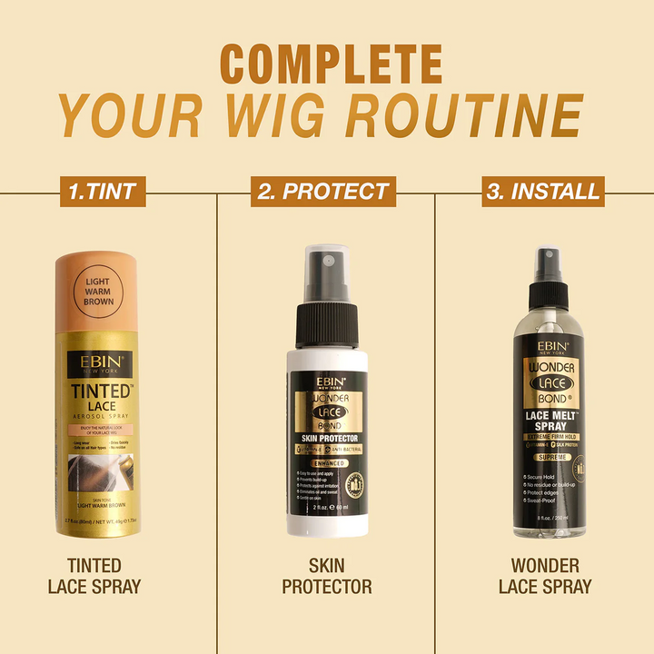 Tinted Lace Aerosol Spray – Waterproof Knot Concealer & Wig Tint (2.7oz/80ml)
