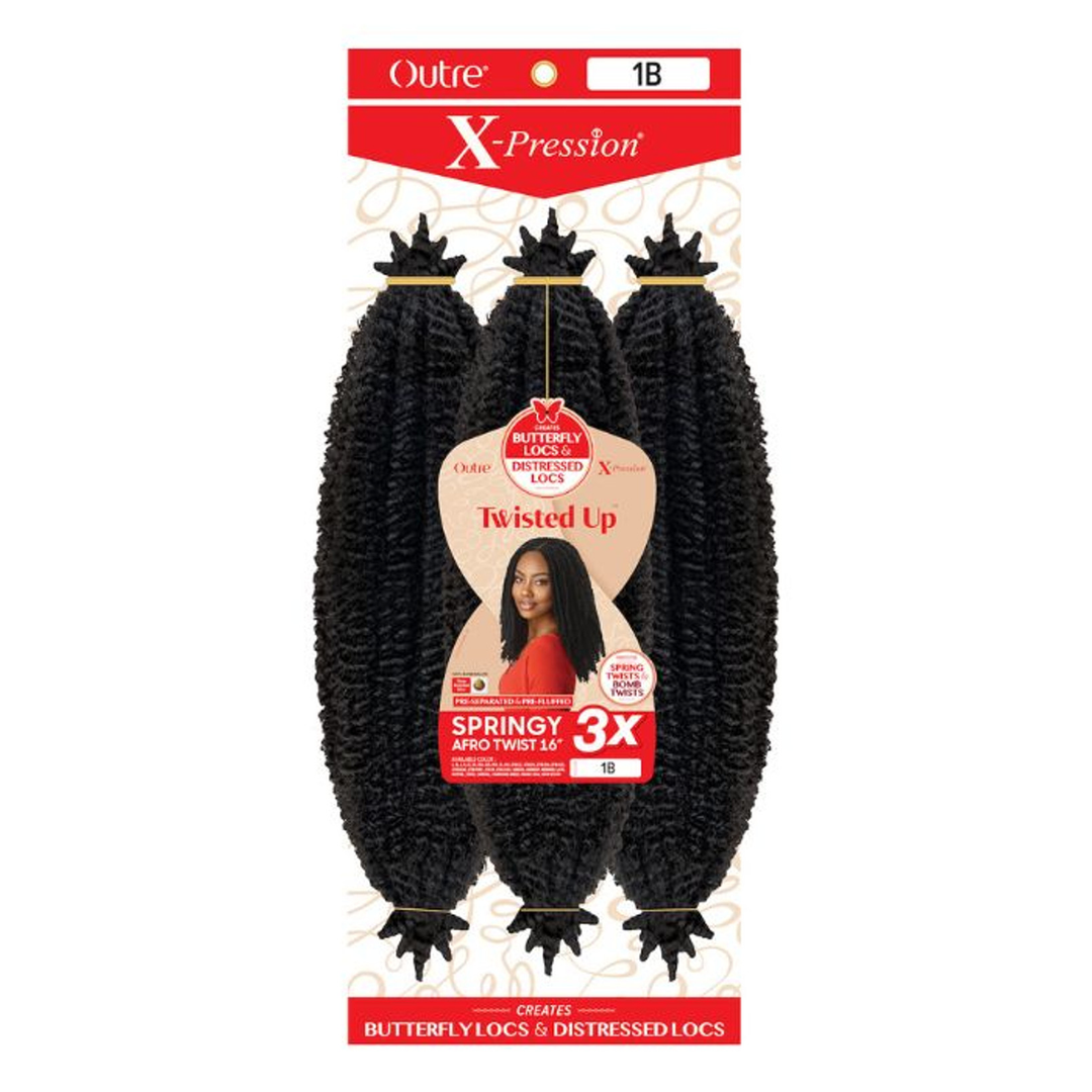X-Pression Twisted Up - Springy Afro Twist