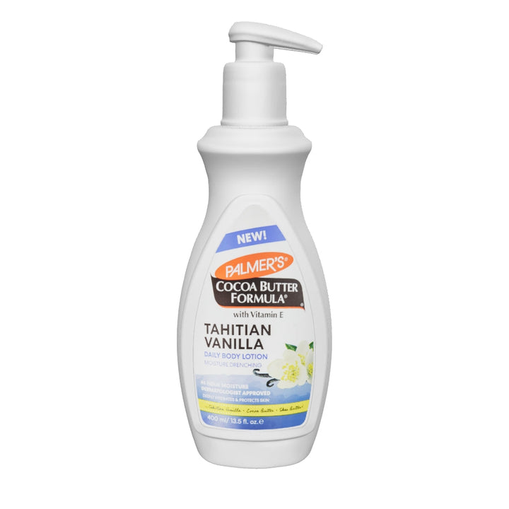 Palmer's Cocoa Butter Formula Tahitian Vanilla Daily Body Lotion - Moisture-Drenching Hydration with Cocoa & Shea Butter